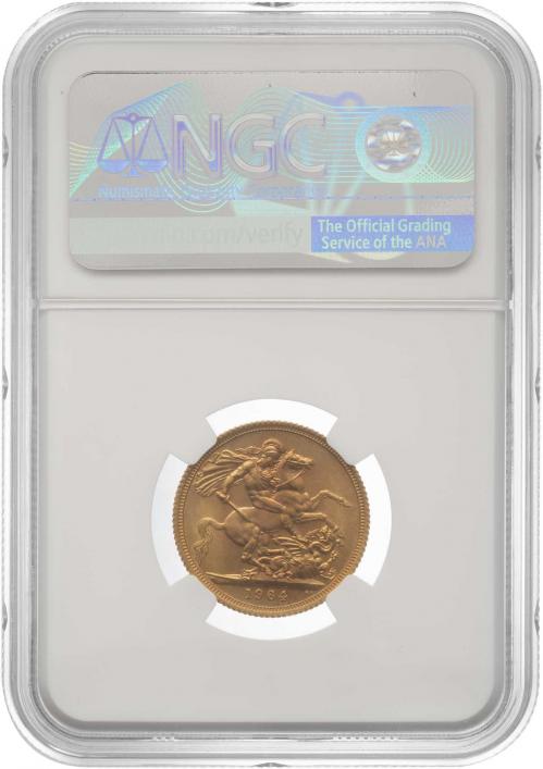 1964 Queen Elizabeth II Gold Sovereign - NGC Graded | Chards