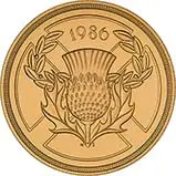 1986 Gold Proof £2 Coin - Commonwealth Games 
