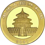 2001 Panda 1 oz Gold Bullion Coin - Domestic Mintmark obverse gs
