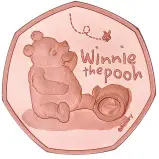 2020 Winnie the Pooh Gold Proof 50p Coin - Grade C