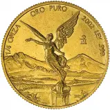 2002 Gold 0.25 oz Libertad  Bullion Coin