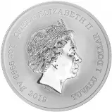 2019 Hulk 1 oz Silver BU Marvel Coin - Pre-Owned obverse
