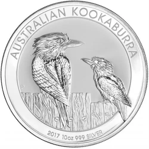 2017 Silver 10 oz Kookaburra Bullion Coin reverse