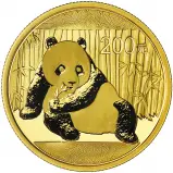 2015 Gold Panda 0.5 oz Bullion Coin
