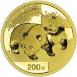2008 Gold Panda 0.5 oz Bullion Coin