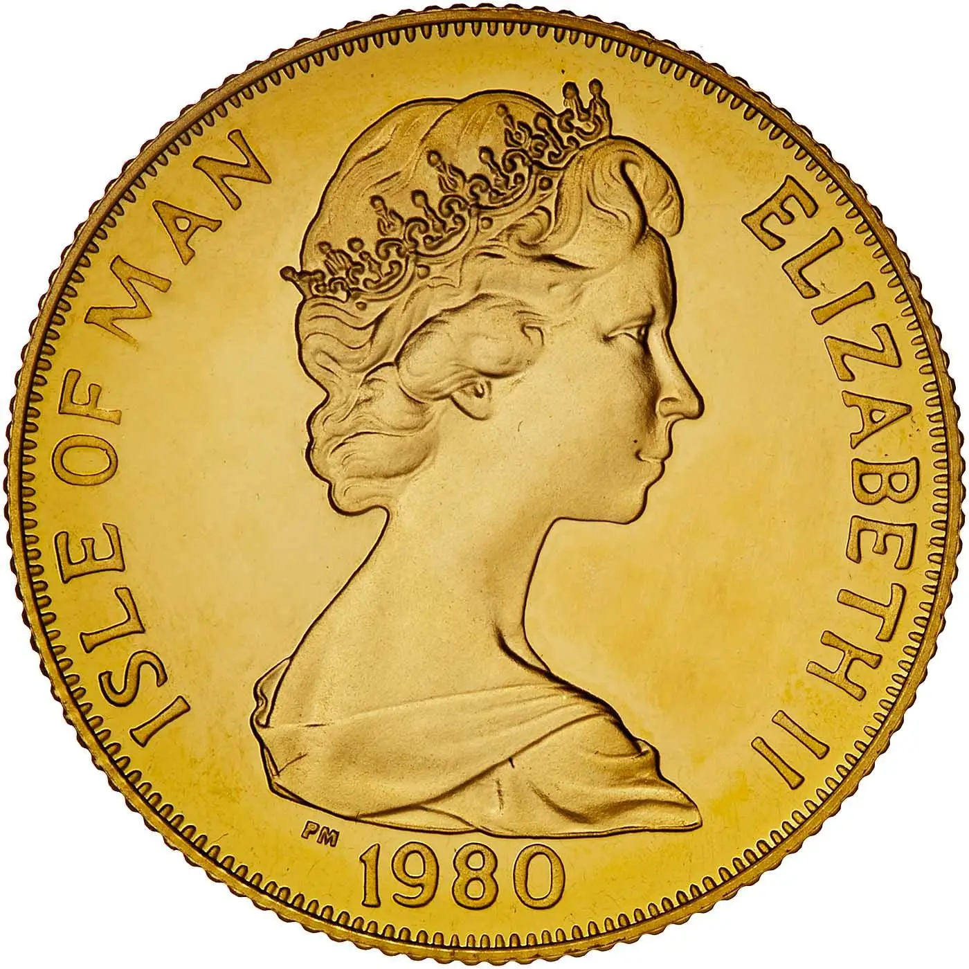 1980 Manx Queen Mother 80th Birthday Gold Crown Chards 1980 Manx Queen Mother 80th Birthday Gold Crown Chards