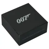 2020 Silver Proof 1 Ounce 007 James Bond Elizabeth II 1 Dollar  Coin With Box Without Cert Tuvalu Perth Mint box