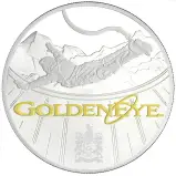 2020 007 James Bond 'Goldeneye' 1 oz Silver Proof Coin - Pre-Owned