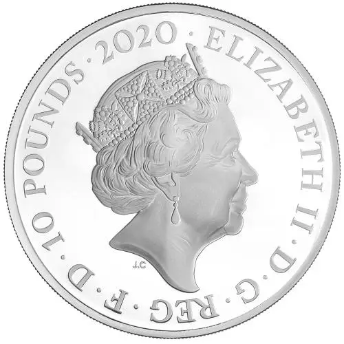 2020 Music Legends 'Queen' 1 oz Silver Proof Coin - Pre-Owned obverse