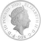 2020 Music Legends 'Queen' 1 oz Silver Proof Coin - Pre-Owned obverse