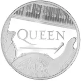 2020 Music Legends 'Queen' 1 oz Silver Proof Coin - Pre-Owned