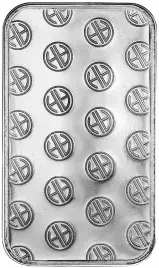 Silver Bullion 20 Gram  Bar Pre-Owned Heraeus reverse chards image crop 2