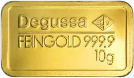 10g Gold Bar Degussa Pre-Owned