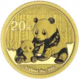 2012 Gold Bullion 0.05 Ounce Panda  Coin 