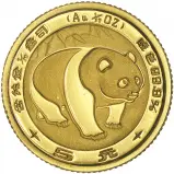 1983 Gold Bullion 0.05 Ounce Panda  Coin