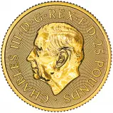 2024 St George and the Dragon 0.25 oz Gold Bullion Coin obverse