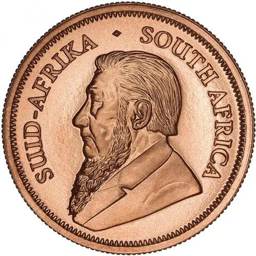 2024 Gold Bullion 0.25 Ounce Krugerrand  Coin Single South Africa South African Mint obverse
