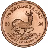 2024 Gold Krugerrand 0.25 Ounce Bullion Coin