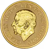 2024 Gold Bullion 0.25 Ounce Tudor Beasts Seymour Unicorn Coin obverse
