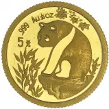1993 Gold Bullion 0.05 Oz Panda Coin