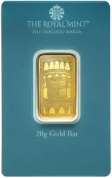 Kaaba 20g Gold Bar - The Royal Mint