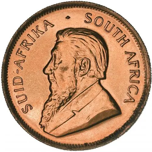  South African Gold Krugerrand 0.5 oz Coin Pre-Owned (Grade C) obverse