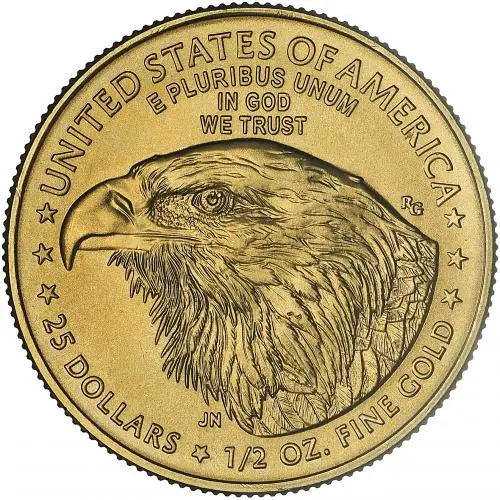 2024 Gold Eagle 0.1 oz Bullion Coin reverse new