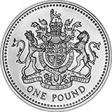 1983 UK Coin £1 Silver Proof Royal Coat of Arms