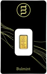 Bulmint 1g Minted Gold Bullion Bar