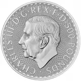 2025 Silver Britannia 1 Kg Bullion Coin TRM obverse image