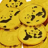 Chinese 15g Panda Gold Coin Best Value (New) reverse dates may vary 2
