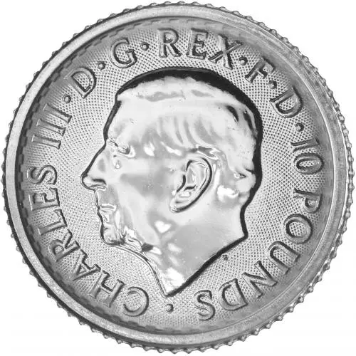 2024 Platinum Britannia 0.1 oz Bullion Coin obverse