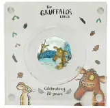2024 The Gruffalo's Child Silver Proof 50p Coin reverse in display