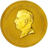 2025 Perth Mint Year of the Snake 1 Ounce Gold Coin |  obverse