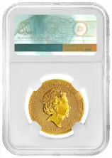 2023 Gold Bullion 1 Ounce Tudor Beasts Elizabeth II Yale of Beaufort Pound Sterling £100  Coin NGC United Kingdom The Royal Mint MS-67 obverse