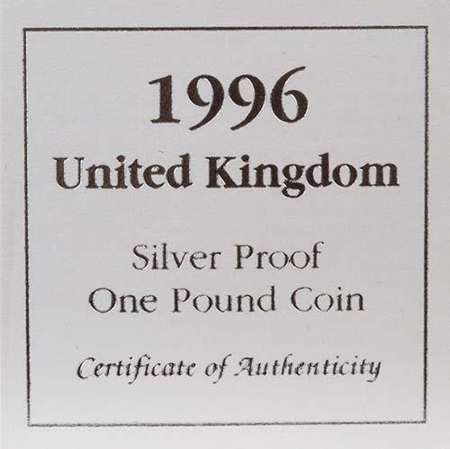 1996 Pound Sterling Celtic Cross Silver Proof Coin | Chards