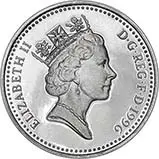 1996 UK Coin £1 Silver Proof Celtic Cross Pound Sterling 24651