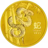 2025 Australian Year of the Snake 0.05 oz Gold Bullion Coin