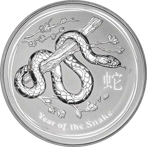 2013 Year of the Snake 1kg Silver Lunar Coin | Chards