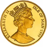 1999 Gold Bullion 1 Ounce Isle of Man Angel Coin obverse