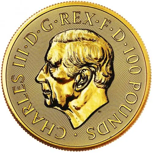 2025 Beowulf & Grendel's Mother Myths & Legends 1 oz Gold Bullion Coin obverse