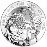 2025 Merlin Myths & Legends 10 oz Silver Bullion Coin