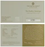 2025 Gold Proof Piedfort Sovereign Coin certificate
