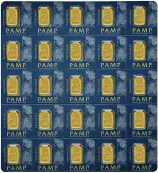 25 x 1g Combibar Gold PAMP Suisse Fortuna Bullion Bar Pre-Owned
