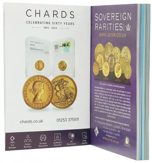 2025 Coin Yearbook chards ad