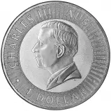 2025 Australian Kangaroo 1 oz Silver Bullion Coin obverse