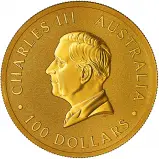 2025 Australian Kangaroo 1 oz Gold Nugget Bullion Coin obverse