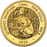 2025 Tudor Beasts 'Queen's Panther' 0.25 oz Gold Bullion Coin Pre-Owned