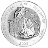 2025 Tudor Beasts 'Queen's Panther' 10 oz Silver Bullion Coin