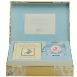 2017 Gold Proof Beatrix Potter Elizabeth II Peter Rabbit Pound Sterling 50 Pence  Coin display box